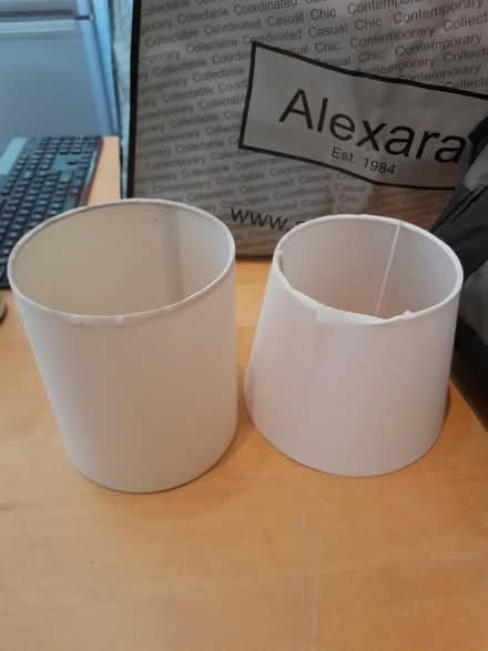 Photo of free 2 small lamp shades (Sandylands morecambe LA3) #1