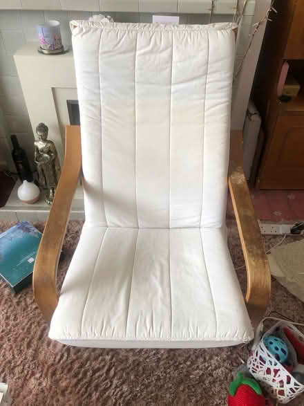 Photo of free Chair with throw (LU2) #1