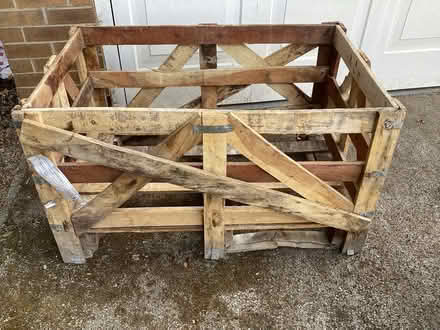 Photo of free Open wooden crate (Mickleover DE3) #1
