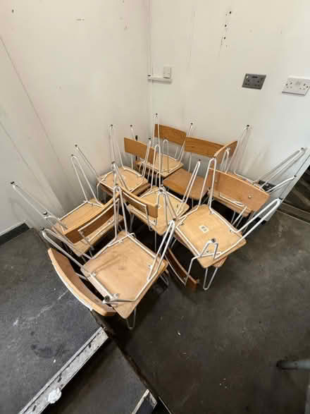 Photo of free Wood chair with metal legs (Wembley, HA0) #1
