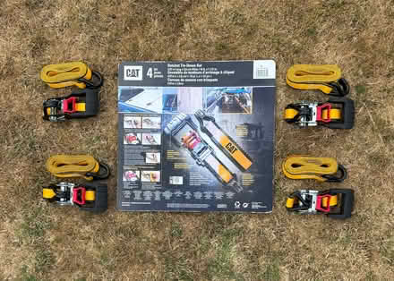 Photo of free CAT Ratchet Tie-Down Set - FOUR Straps (Spring Park CR0) #2