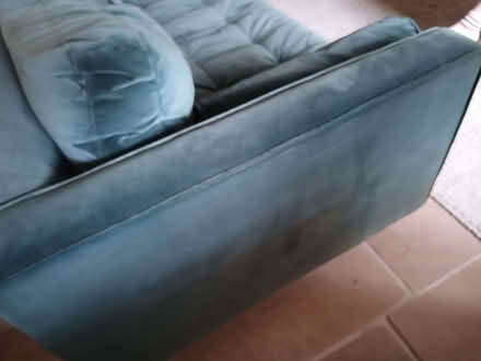 Photo of free Sofa in petrol blue by Made.com (Odcombe BA22) #2