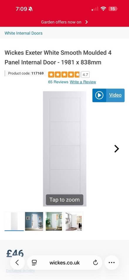 Photo of free Internal doors (Arnold Nottingham) #3