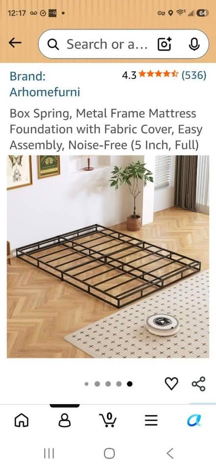 Photo of free Full Size Metal Box Spring (Ventana Hills in Pleasanton) #4