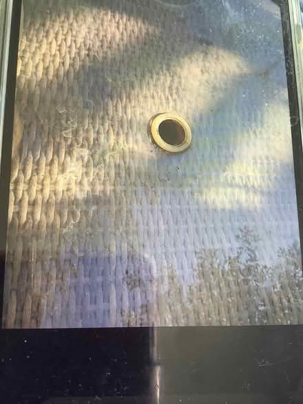 Photo of free Rattan glass top table + 3 chairs (Thornton heath CR7) #3