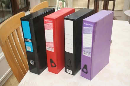 Photo of free 4 x File document boxes. (Brookhouse LA2) #1