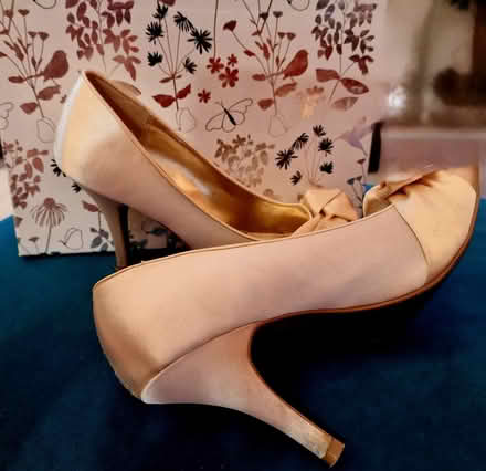Photo of free Ivory Heeled Shoes size 7 (Broadbridge Heath RH12) #3