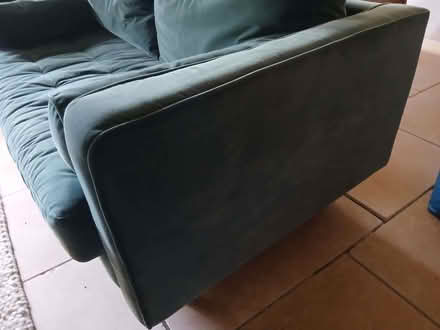Photo of free Sofa in petrol blue by Made.com (Odcombe BA22) #4