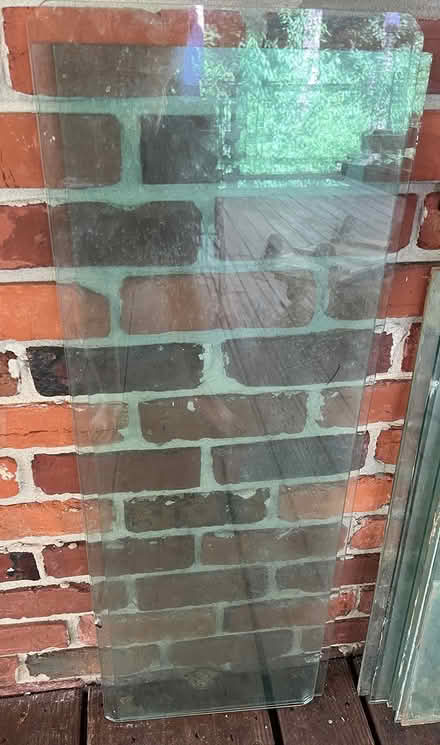 Photo of free Glass Panels (11) untempered clear (inside perimeter N Brookhaven) #1