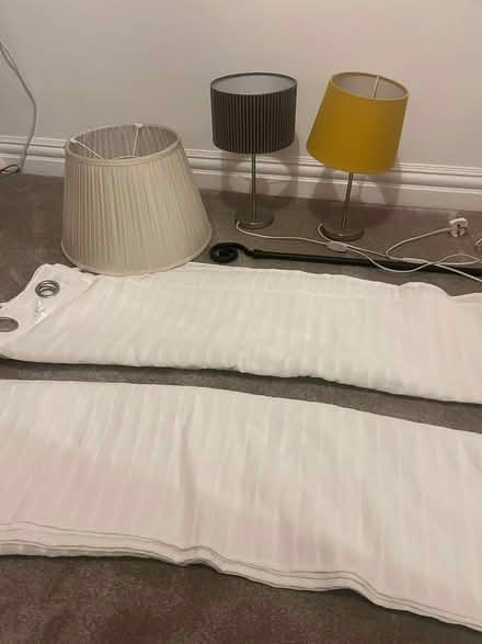 Photo of free Curtains/lamps/picture (Dun Laoghaire) #1