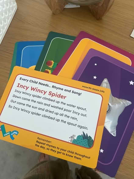 Photo of free Baby nursery rhyme cards (Stanway CO3) #1