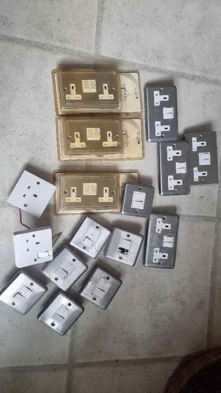 Photo of free Satin steel electrical front plates (Fenham NE4) #1