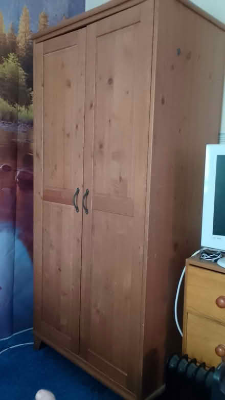 Photo of free Pine wardrobe (Littledale S9) #1