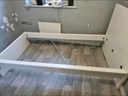 Photo of free IKEA single bed frame with mattress (Two Mile Ash) #2