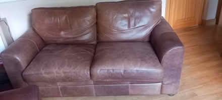 Photo of free Leather settee and chair (California IP4) #1