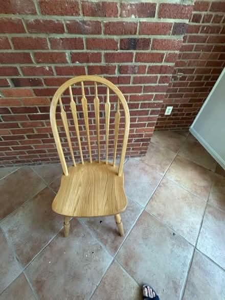 Photo of free Solid wood chair (N Arlington near Marymount) #1
