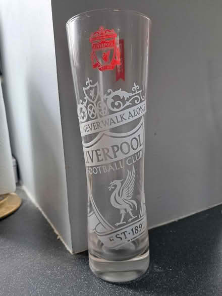 Photo of free Liverpool FC pint glass (Belper DE56) #1
