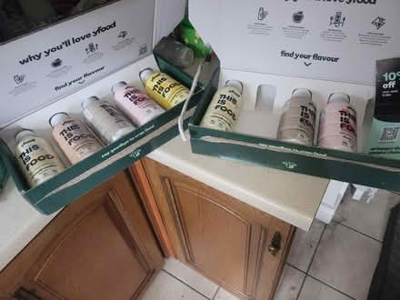 Photo of free Yfood taster set 8 bottles (Morland, CA10) #1