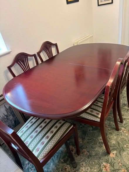 Photo of free Dining table & 6 chairs (Wakefield WF2) #2