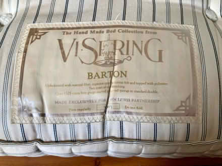 Photo of free Vispring king size mattress (Falmouth TR11) #2