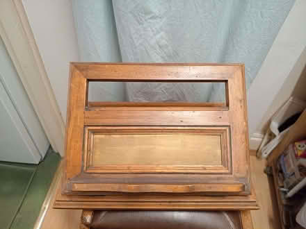 Photo of free wood book stand holder rest with 3 positions (Boscombe BH5) #2