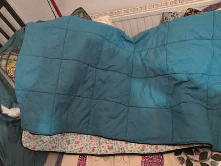 Photo of free Old fashioned turquoise sleeping bag (Alperton HA0) #1