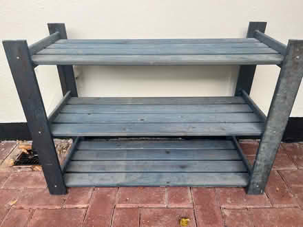 Photo of free Blue stained shelves (Bell Bar AL9) #1