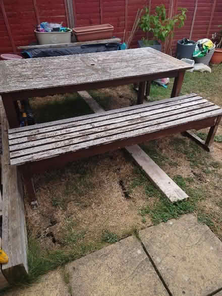 Photo of free Benches and table (Hunts Grove GL2) #1