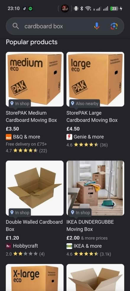 Photo of Cardboard boxes for moving (Hounslow west TW5) #1