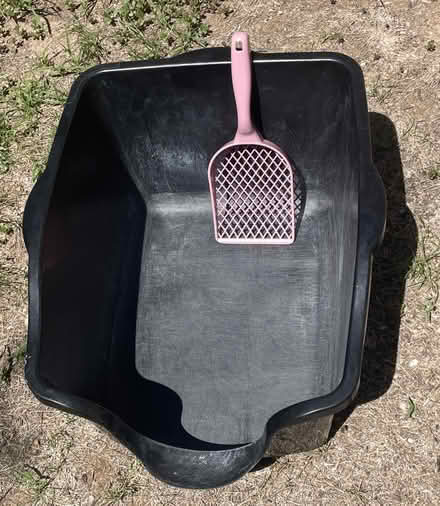 Photo of free Cat litter box and litter scoop (near Shields and Vine) #1