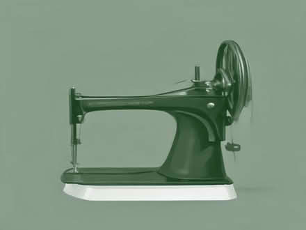 Photo of Vintage sewing machine with table (Meir ST3) #1