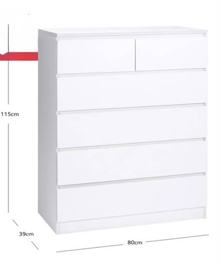 Photo of free Chest of drawers (Prospect Vale) #1