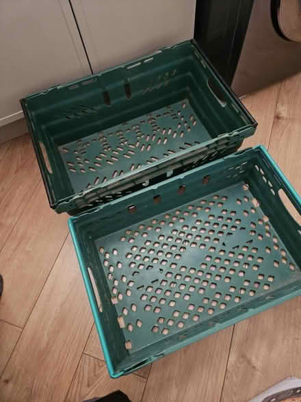 Photo of free 2 large plastic crates (Handsworth) #1