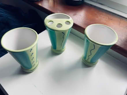 Photo of free Blue/green bathroom set (Warden Hill GL51) #1
