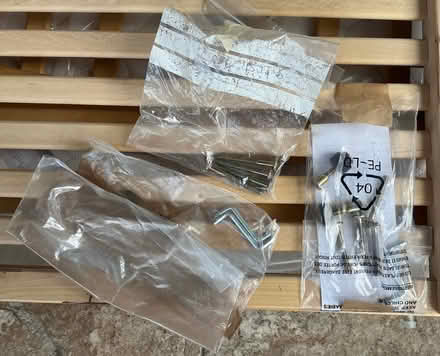 Photo of free Child wooden cot and mattress. (Brickhill MK41) #2