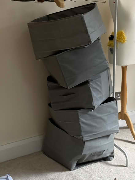 Photo of free 6 IKEA storage boxes (ealing W5) #1
