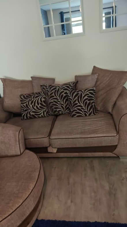 Photo of free Sofa and swivel cuddle chair (Burngreave S4) #2