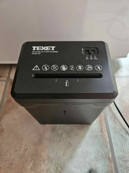 Photo of free Desk top paper shredder (Fleckney, Leicester) #1