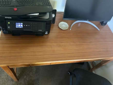 Photo of free Solid wood writing desk (Los Gatos Blvd x Lark) #2