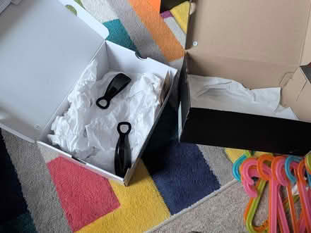 Photo of free IKEA cloth hangers and shoes boxes (Hammersmith W6) #2