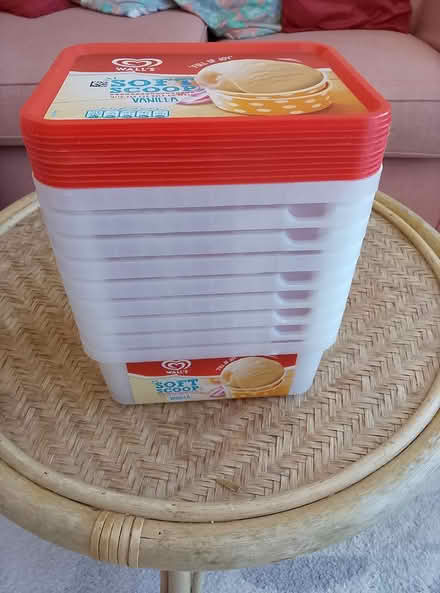 Photo of free 9 ice cream boxes (waterlooville) #1