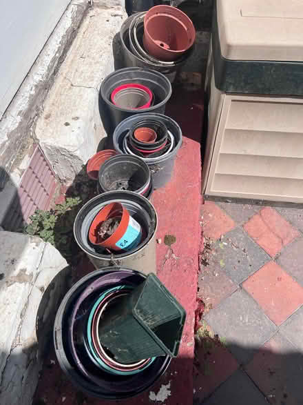 Photo of free plastic plant pots (Harringay N8) #2