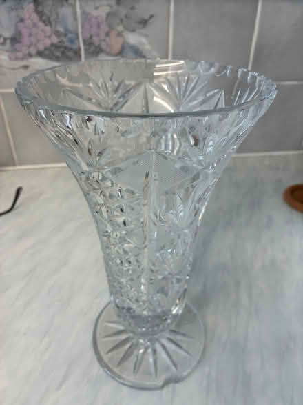 Photo of free Cut Glass Vase (Great Boughton CH3) #3