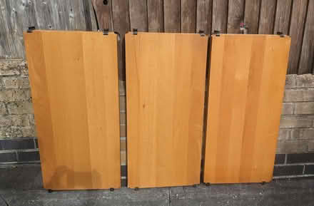 Photo of free Vintage String Shelf Wooden Shelves (PL4 Greenbank.) #1