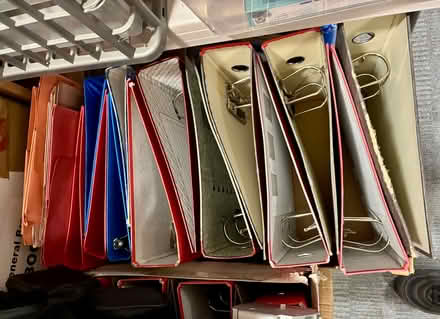 Photo of free ring binders and office files (Salford Quays M5) #4