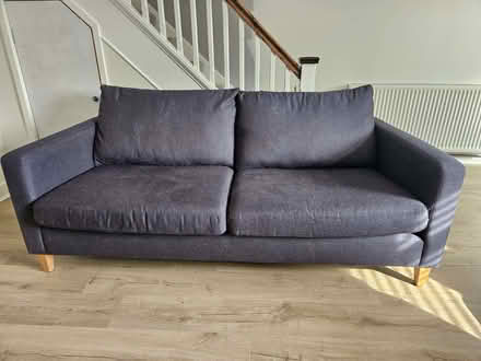 Photo of free Dark blue John Lewis sofa (Wokingham RG41) #1