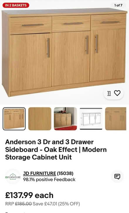 Photo of free Sideboard (Romford RM1 2) #4