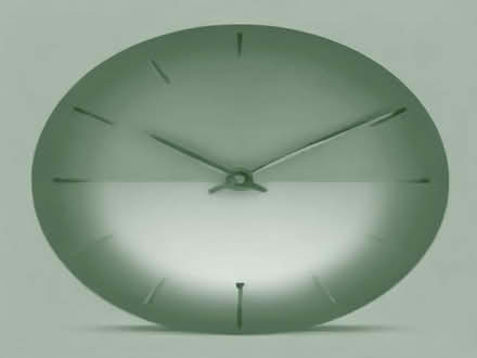 Photo of Silent wall clock (no ticking) with luminous/glow-in (Letham PH1) #1
