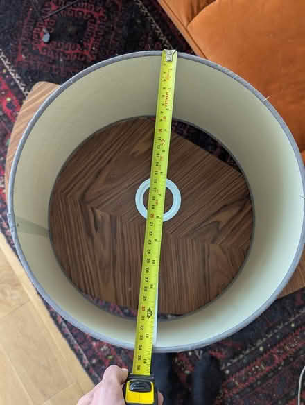 Photo of free Big grey ceiling lampshade (Haggerston E8) #3