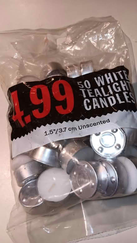Photo of free Tea light candles (19095) #1